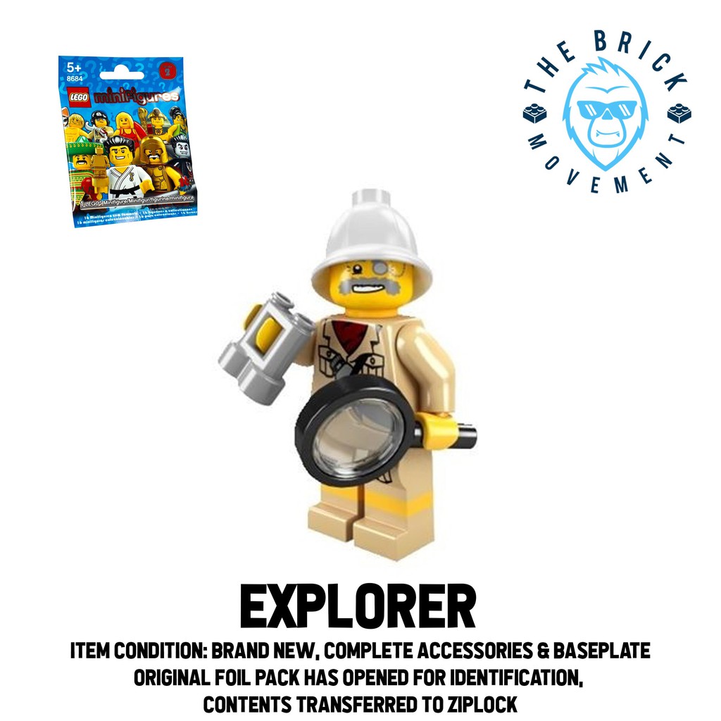 lego explorer minifigure