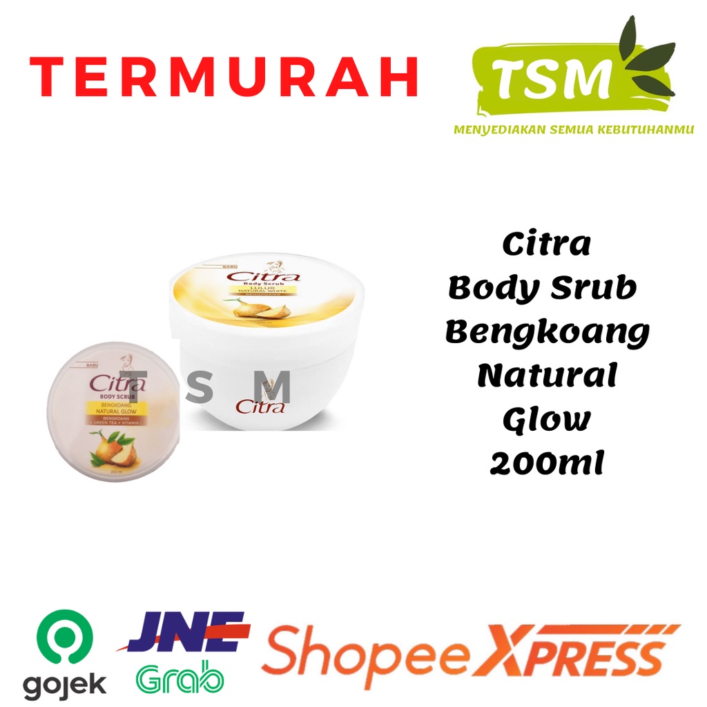 200ml Natural Glow Bengkoang Body Scrub Shopee Philippines
