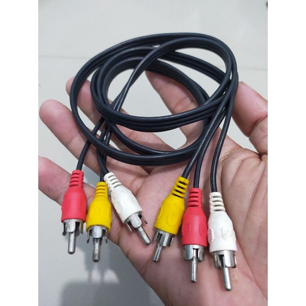 original audio video cable , 3 rca to 3 rca cable jack /amplifier,dvd