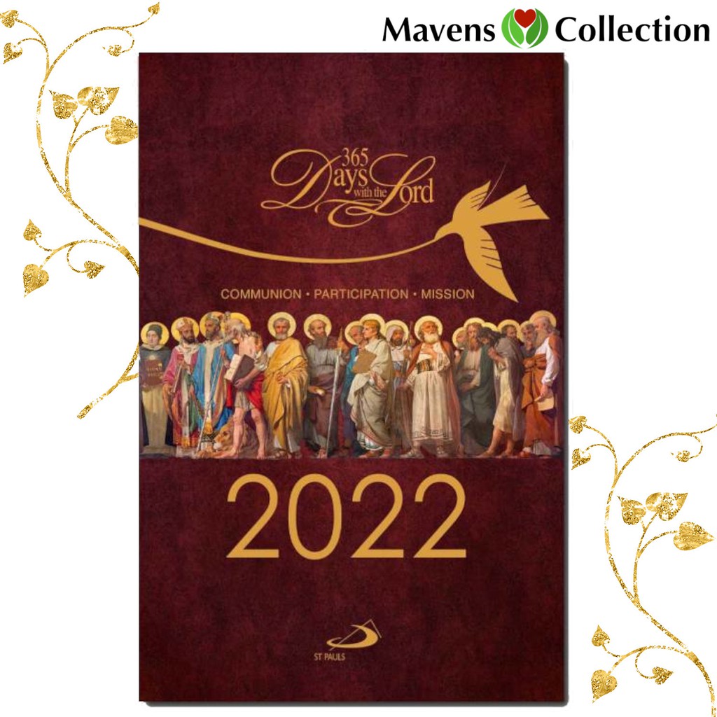 365 Days with the Lord Devotional 2022 Hardcover Maroon Shopee