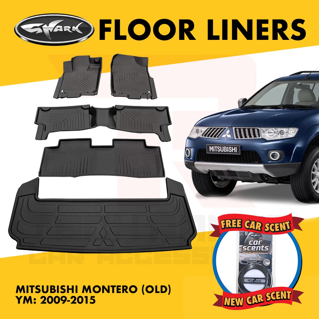 Shark Floorliner Mitsubishi Montero Sport 200815 / Car Matting / Deep