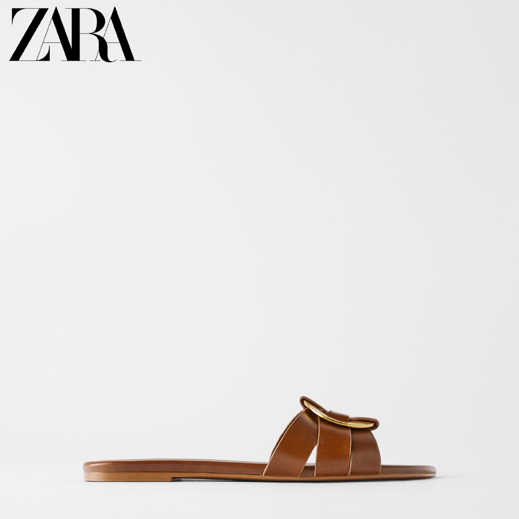 zara womens flat sandals