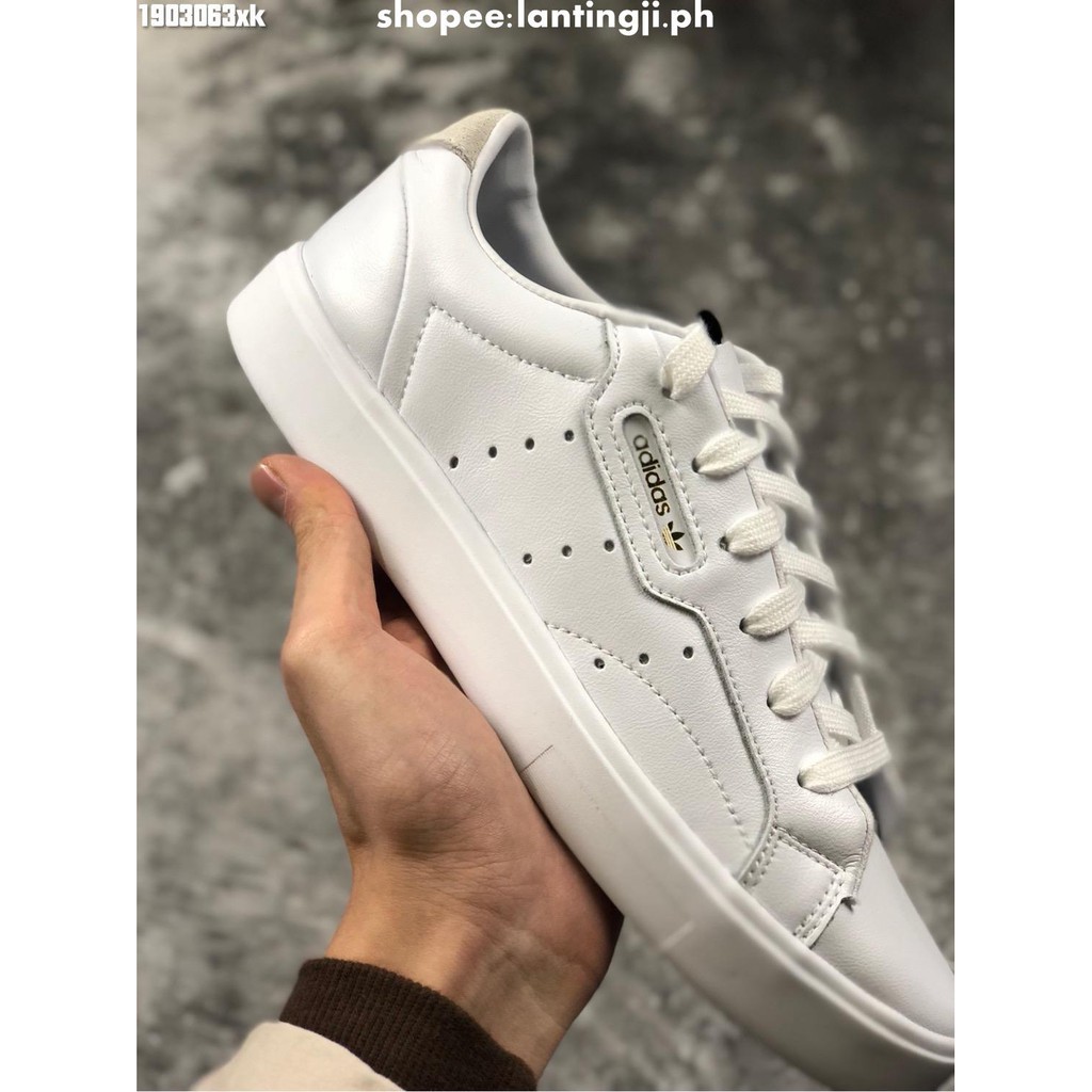 adidas black and white casual shoes