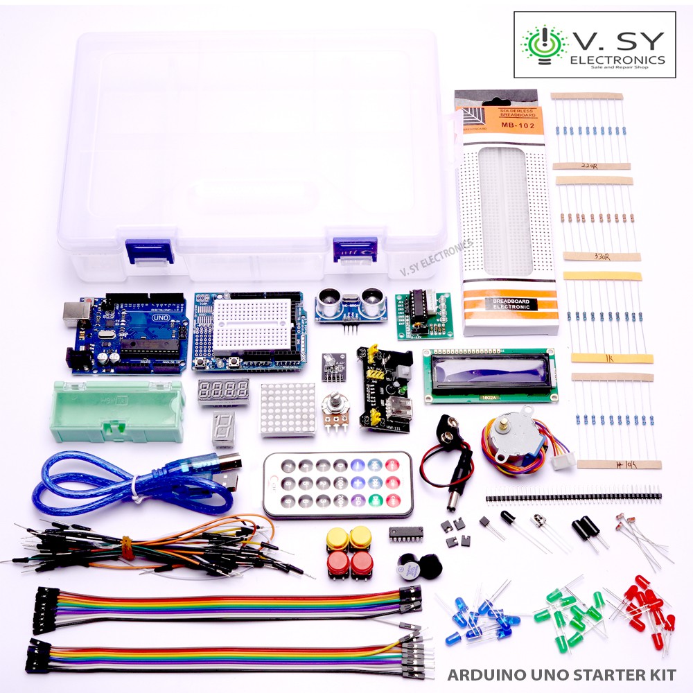 Arduino UNO Standard Starter Kit in Toolbox Case DIY Learning Set ...