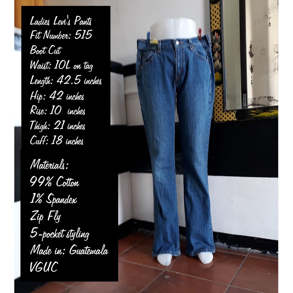 ladies levi jeans size 10