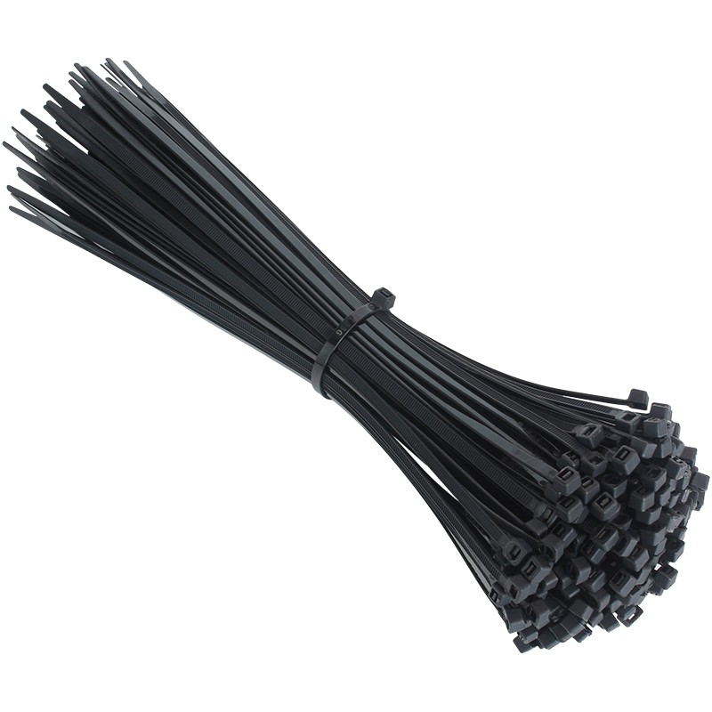 100 PCS 4" inch White Cable Ties Network Cord Strap ZipTie Nylon K-100M 