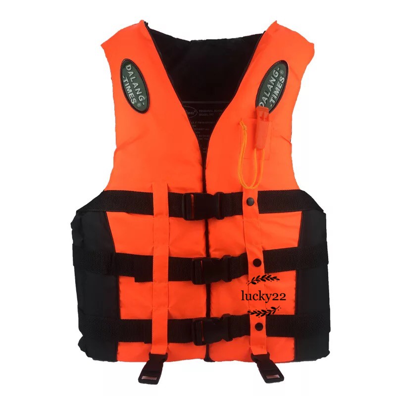 Adult Life Jacket Lifesaving Vest with Whistle | Shopee Philippines
