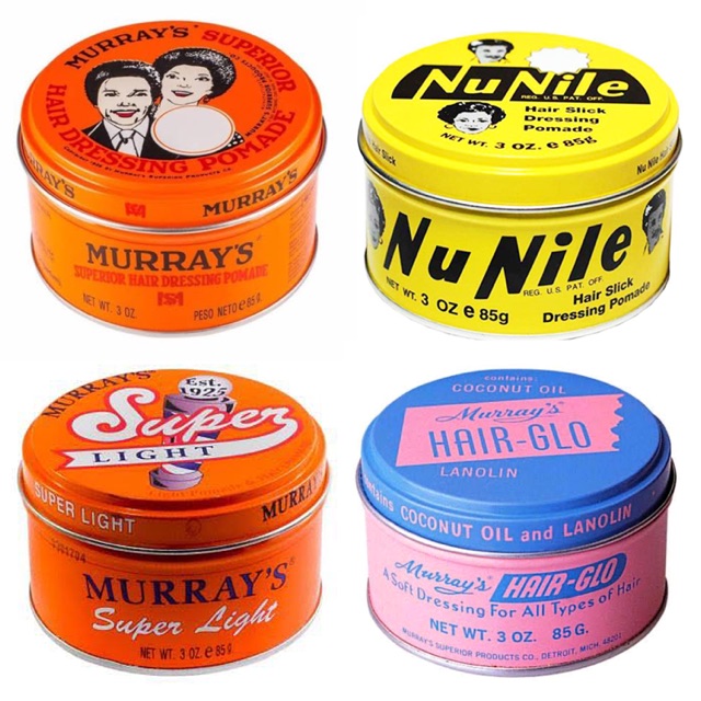 Murrays Superior Nu Nile Superlight Hair Glo Oil Based Pomade 3oz | Shopee  Philippines