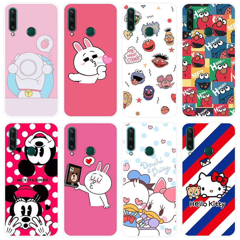 Huawei Y6p Case Silicone TPU Back Cover Huawei Y6p Y 6p Animation