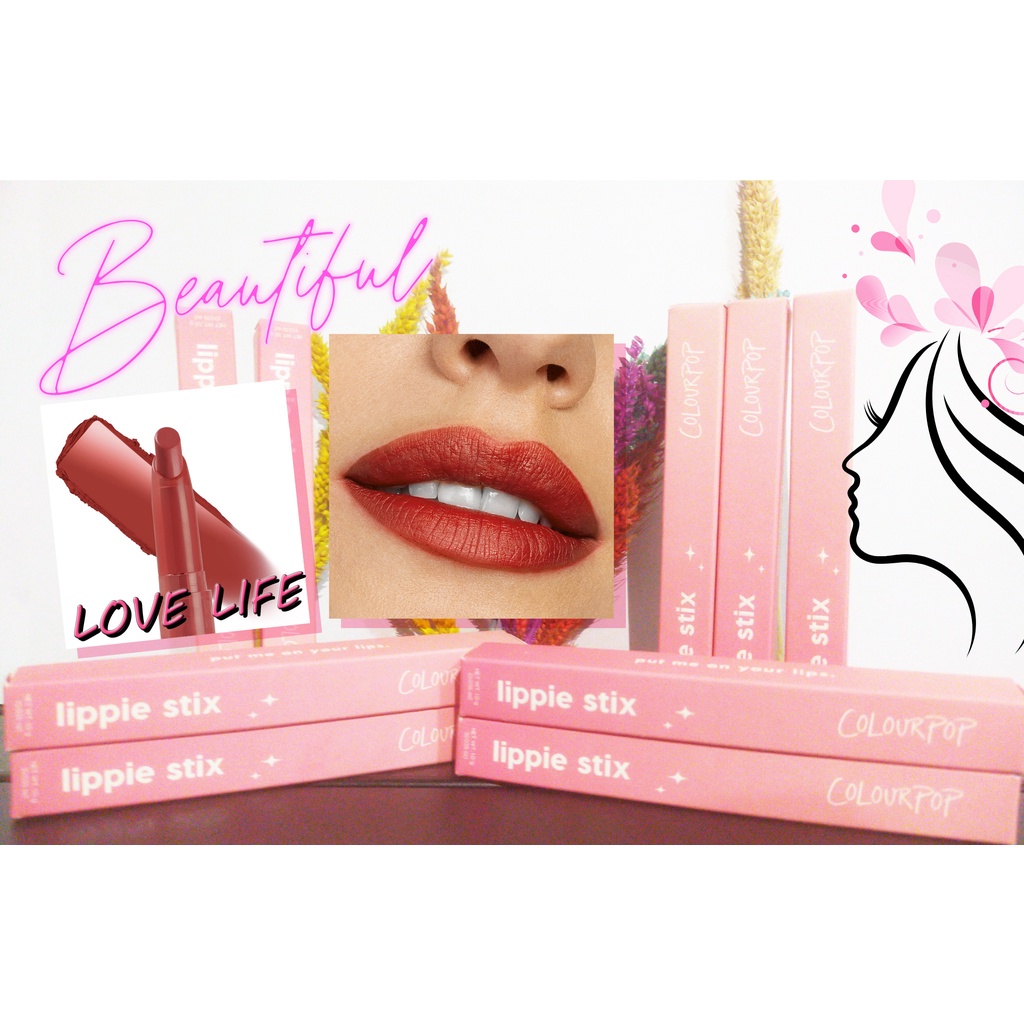 Genuine Colourpop Lippie Stix Love Life Matte Lipstick Made in USA