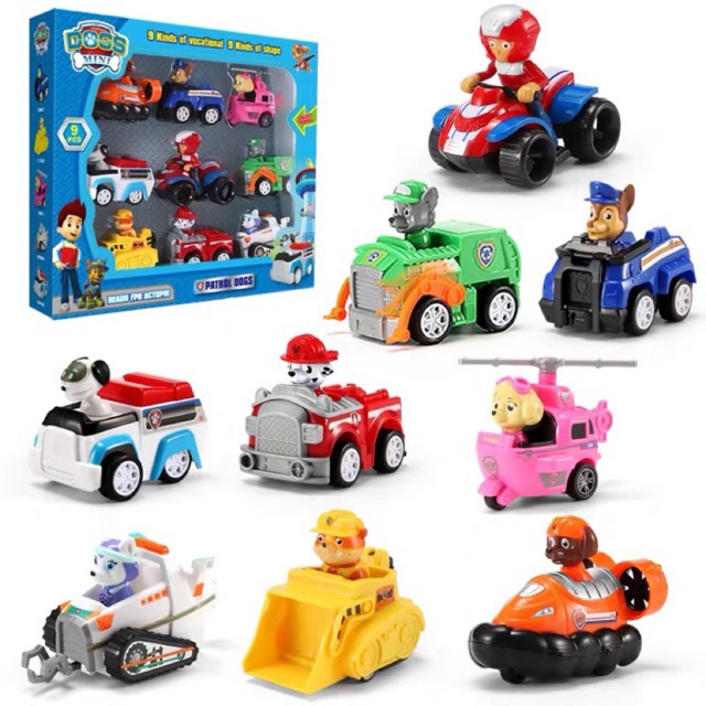paw patrol mini vehicles