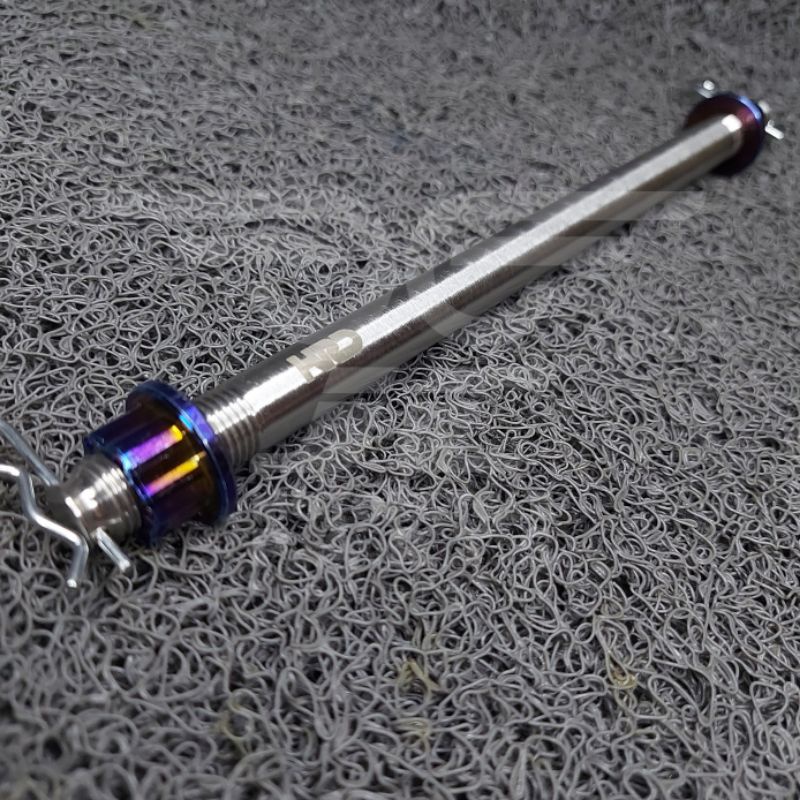 HRD FRONT WHEEL AXLE ( DISC TYPE ) FOR HONDA DIO TAIWAN SYM CHACHA SYM ...