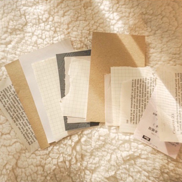 25pcs/set Paper Scraps Vintage Aesthetic Journaling Stationery Junk