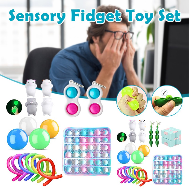 kit pop it fidget toy shopee