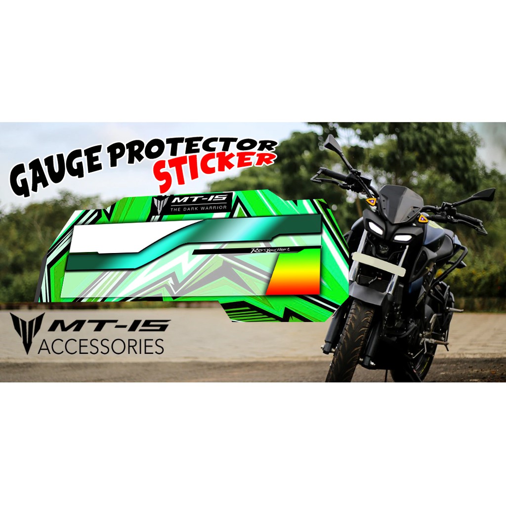 Gauge Protector Yamaha MT15 Green V2 Shopee Philippines
