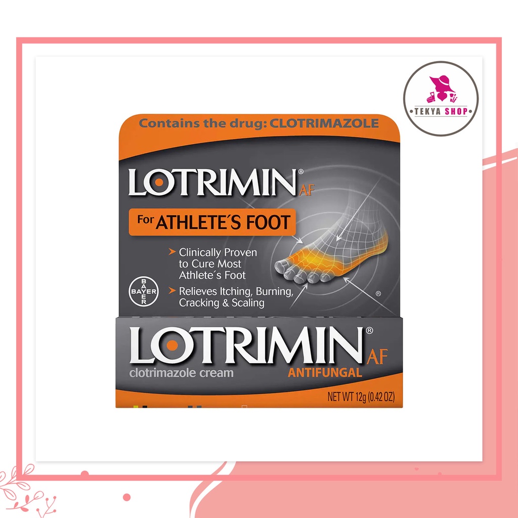 Lotrimin AF Athlete's Foot Antifungal Cream, 12g & 30g Shopee Philippines