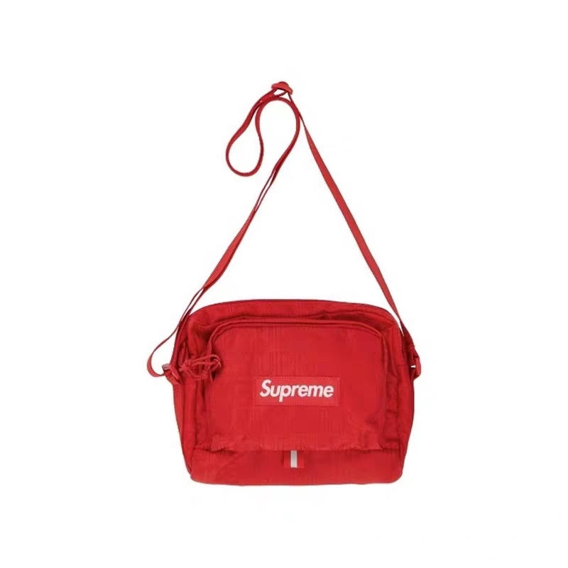 red shoulder bag supreme