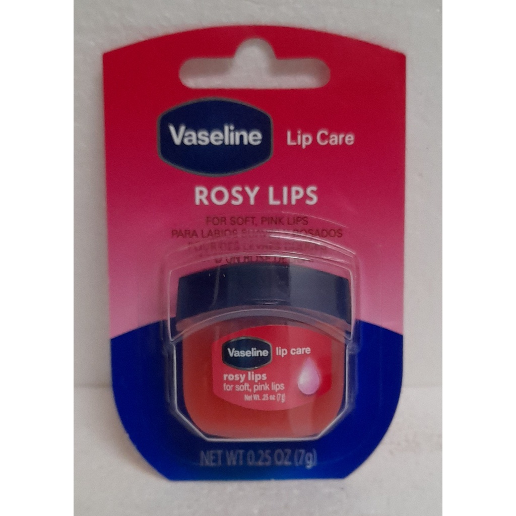 Vaseline Lip Therapy Rosy Lips Mini 7g ORIGINAL | Shopee Philippines