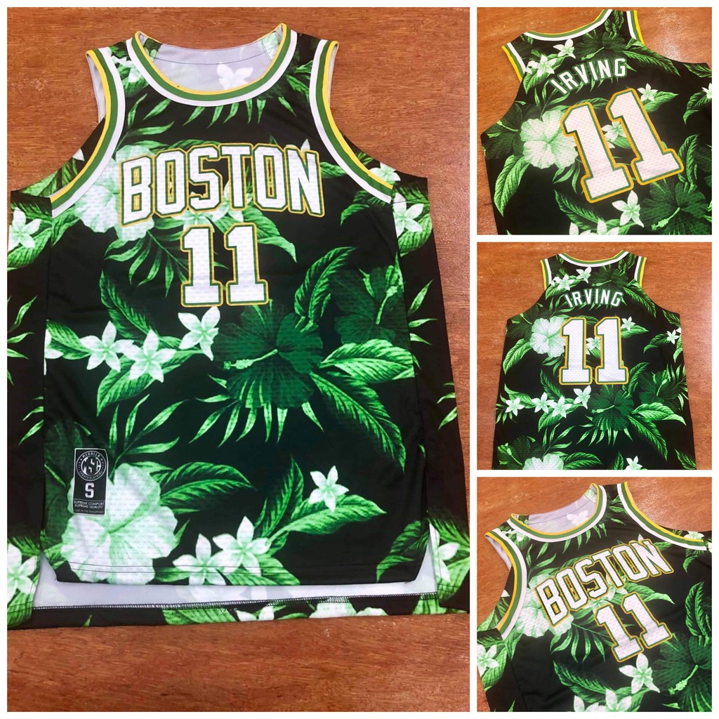 Boston Celtics Kyrie Irving Floral Nba 