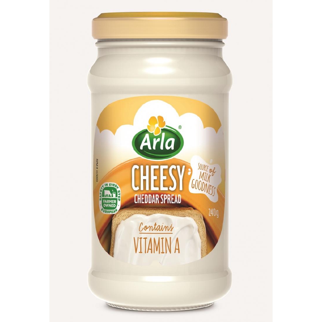 Arla Cheesy Spread Cheddar (240g) Shopee Philippines