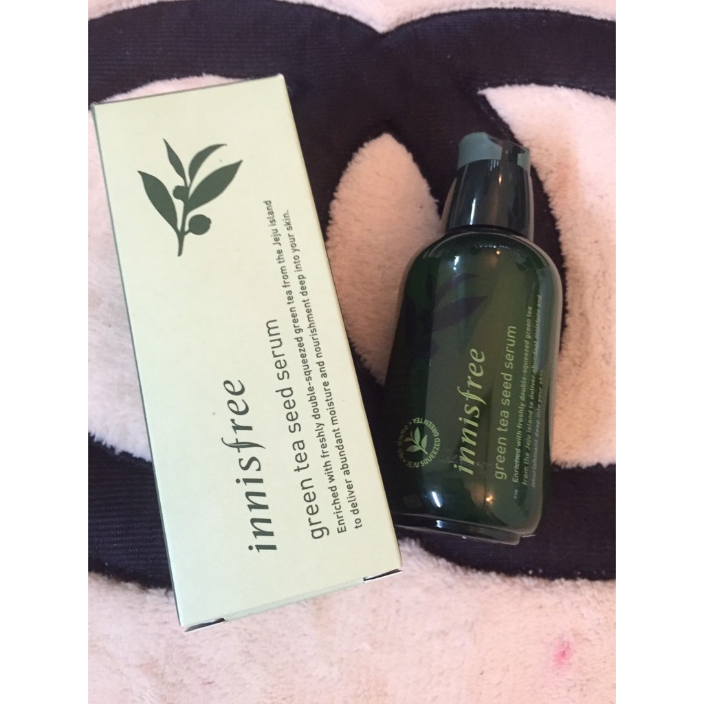 Innisfree Green Tea Seed Serum, the bestselling Green Tea Serum from Korean brand (size 80 ml