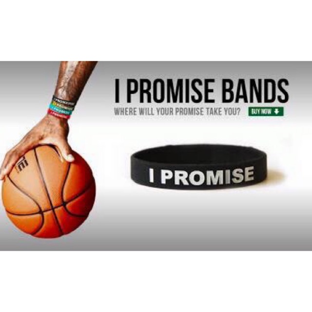 Lebron James I Promise Silicone Wristband Baller Band Shopee Philippines