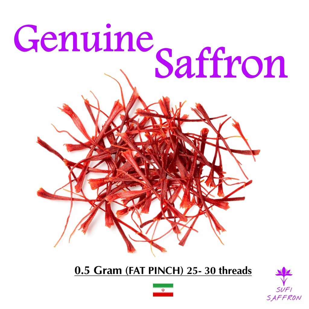 Authentic Saffron Half Gram 0.5 Persian Saffron Shopee Philippines