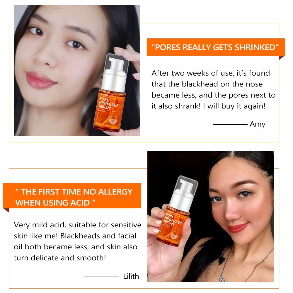 VIBRANT GLAMOUR Pore Minimizer Serum BHA Blackheads Remover Shrink