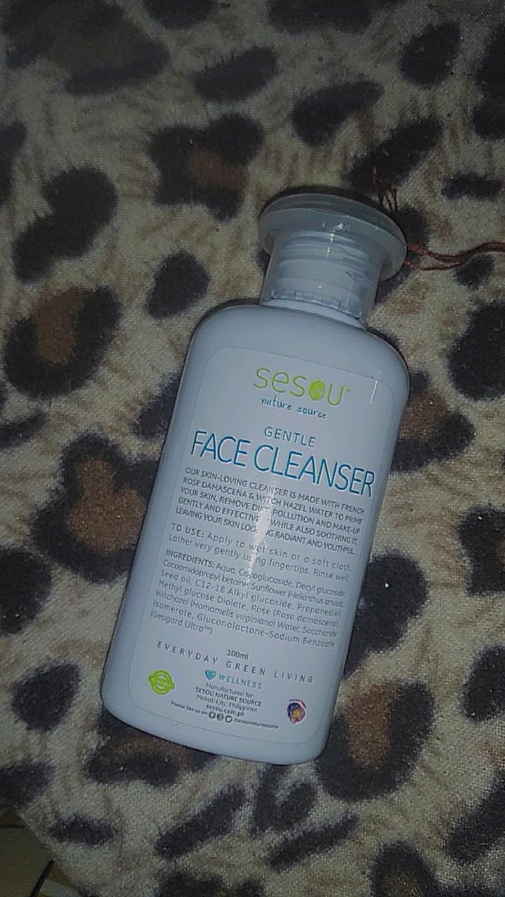 sesou nature source gentle face cleanser