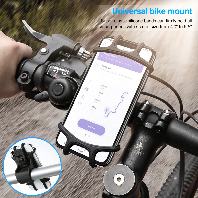 silicone bike phone mount