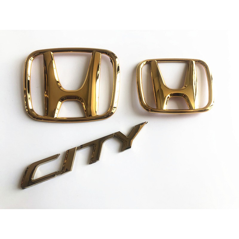 Honda City 14 16 Gold Logo Set Shopee Philippines