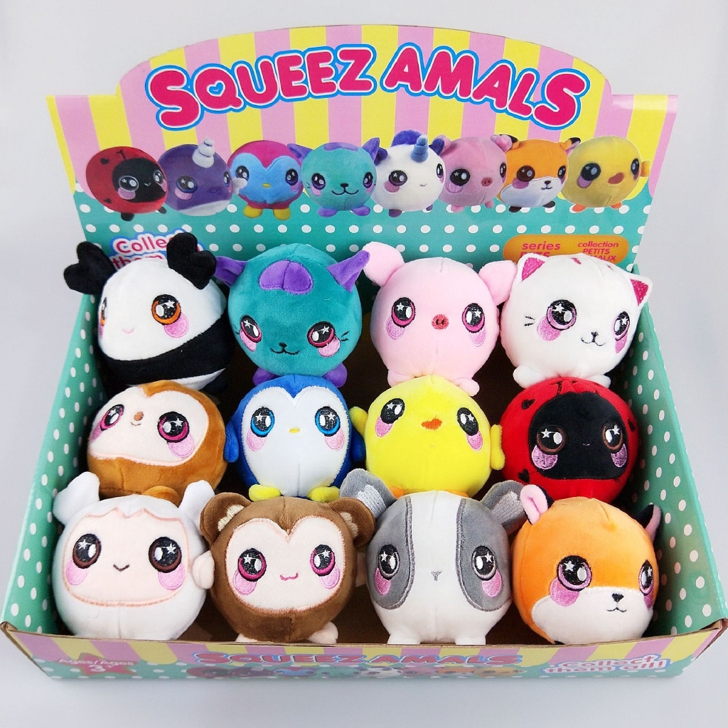 Squishamals Squishy  Pet Plush Scented Squeezamal Stuffed 