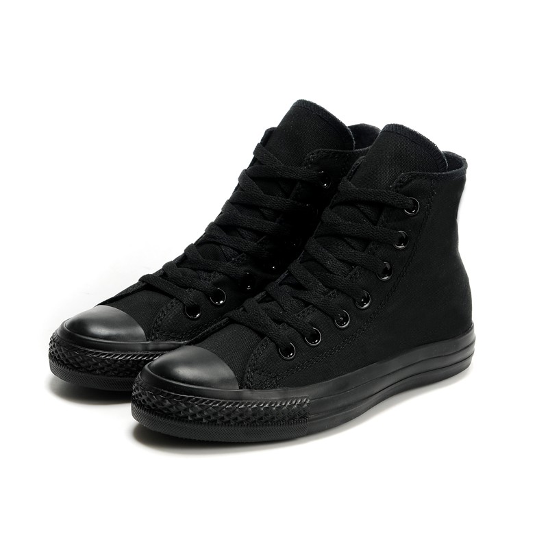 All Star Ck Ii High Neck Shoes Full Black For Women Shopee Philippines
