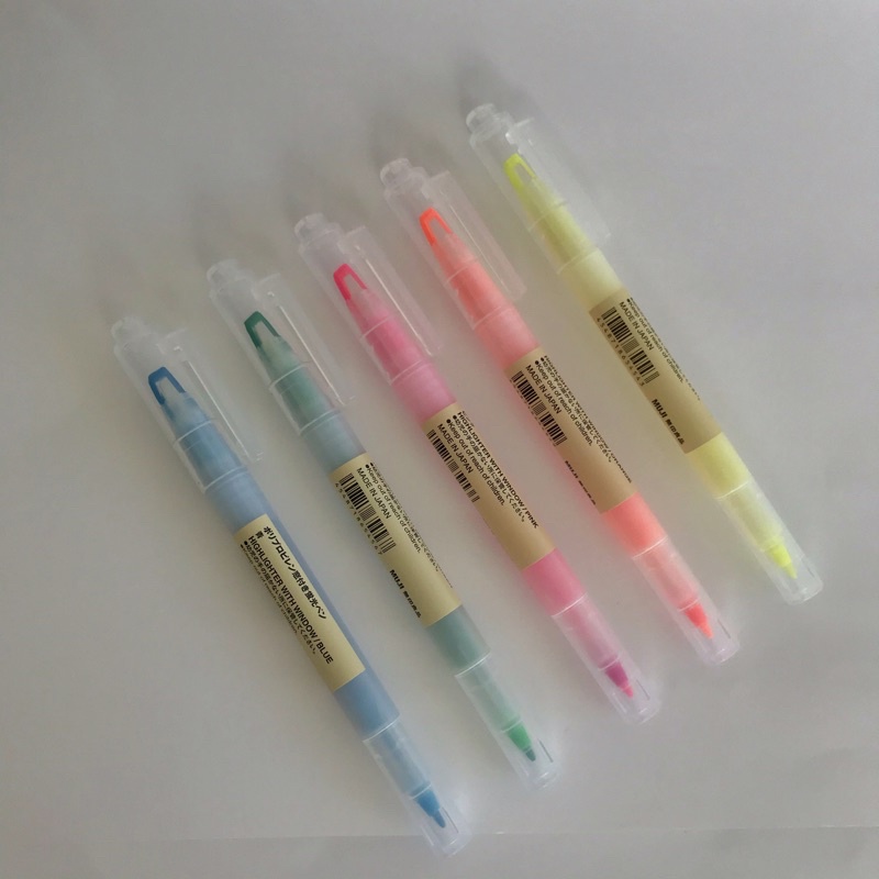 [ONHAND] Muji Highlighter (with window) Shopee Philippines