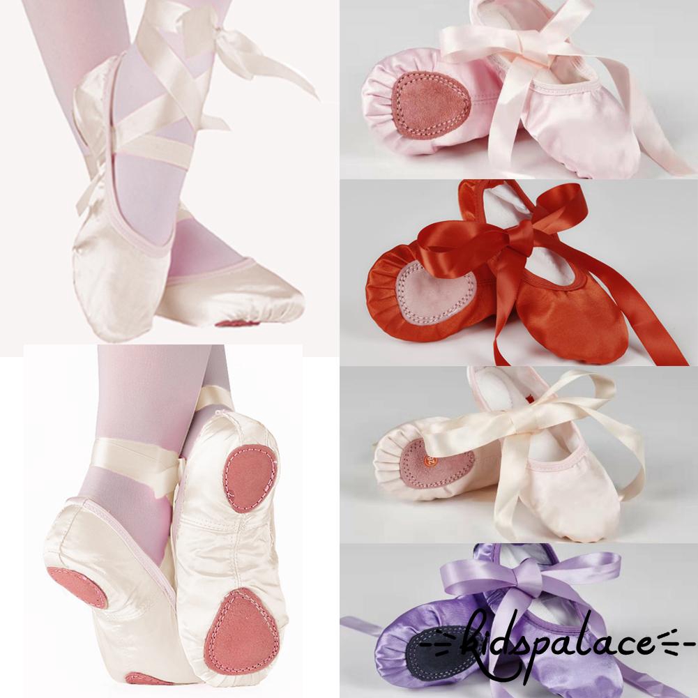 split sole ballet flats