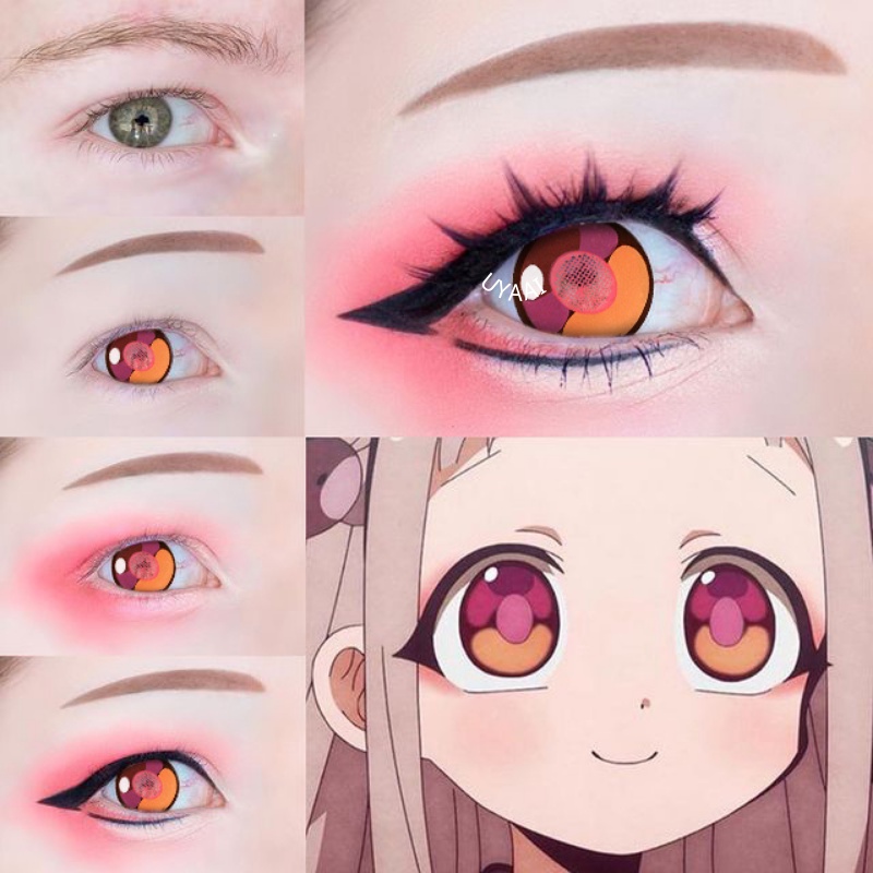 Pair Cosplay Color Contact Lenses For Eyes Anime Accessories Blue Lense  Yahiro Nene Lenses Pink Lenses Halloween Cherry Cat | Pair Cosplay Color  Contact Lenses For Eyes Anime Accessories Blue Lense Yahiro