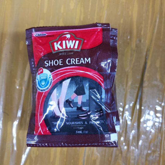 kiwi shoe cream brown
