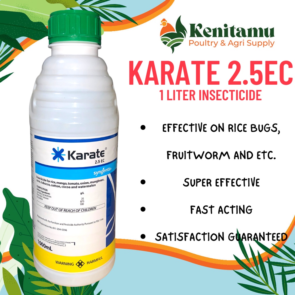 KARATE 2.5EC 1 LITER INSECTICIDE BY: SYNGENTA | Shopee Philippines