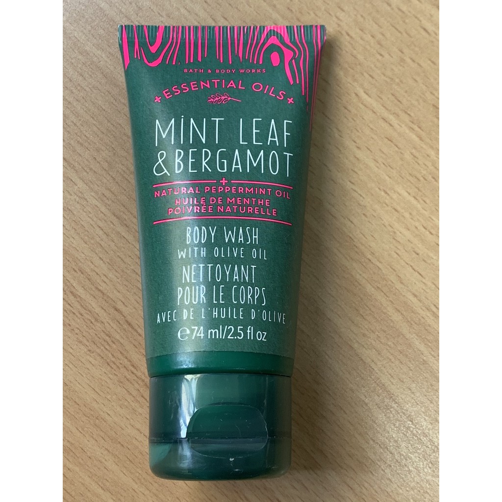 Bath & Body Works Body Wash Mint Leaf & Bergamot (Authentic) Shopee