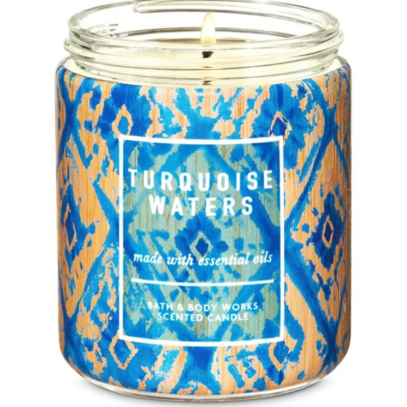 bath and body works turquoise waters candle