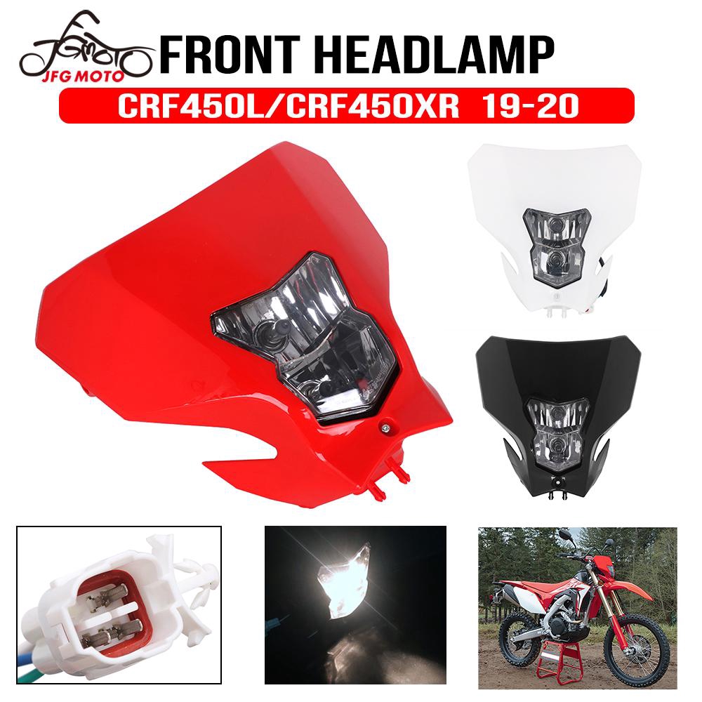 JFG RACING H4 12V 35W Universal Headlight Head Lamp For Motorcycle Dirt Pit Bike ATV Scooters Black 