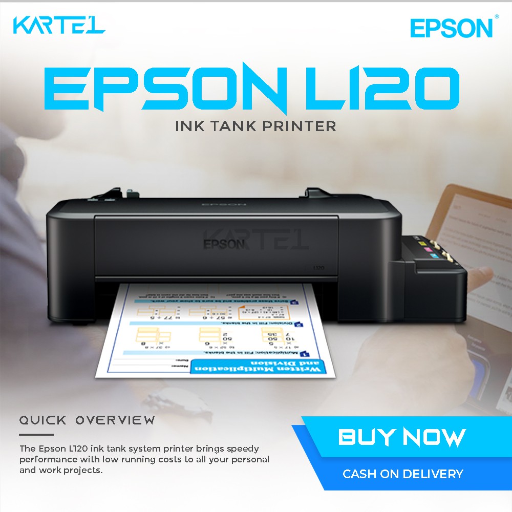 Epson L120 Printer Brand New Original With Original Epson Inks 664 Shopee Philippines 4426