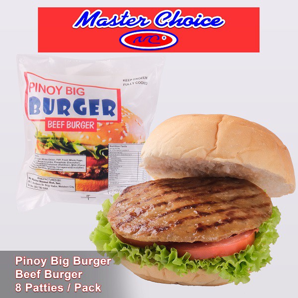 Pinoy Big Burger by Master Siomai (8 Patties) Shopee Philippines