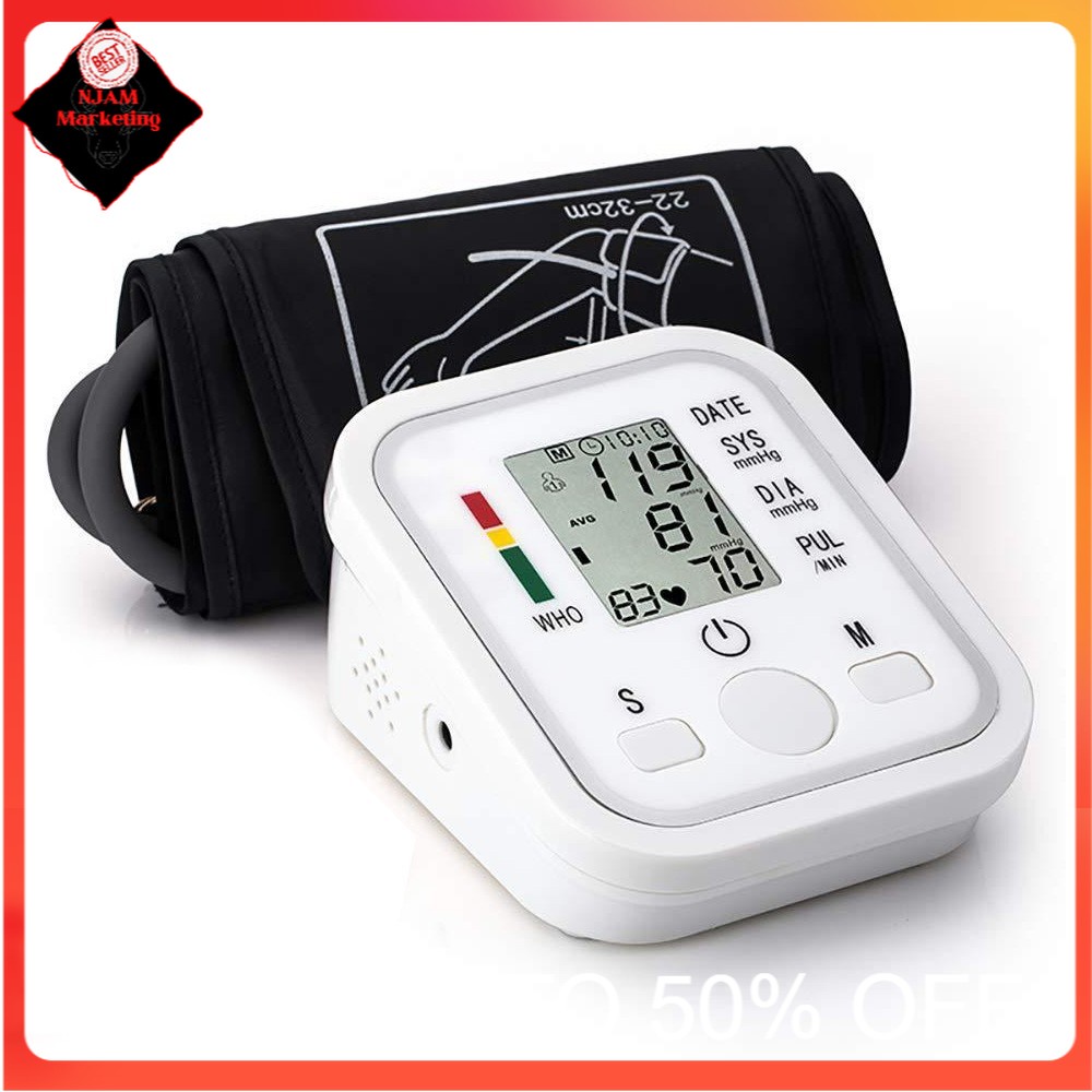 NJM Electronic Blood Pressure Monitor Arm type, Arm style blood