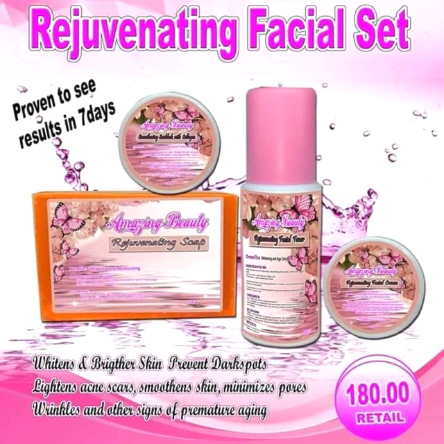 beauty products set