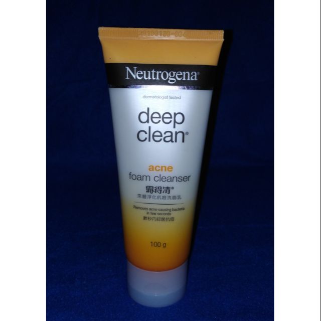 neutrogena deep clean acne