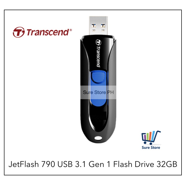 Transcend Jetflash 790 Usb 31 Gen 1 Flash Drive 32gb Shopee Philippines 4386