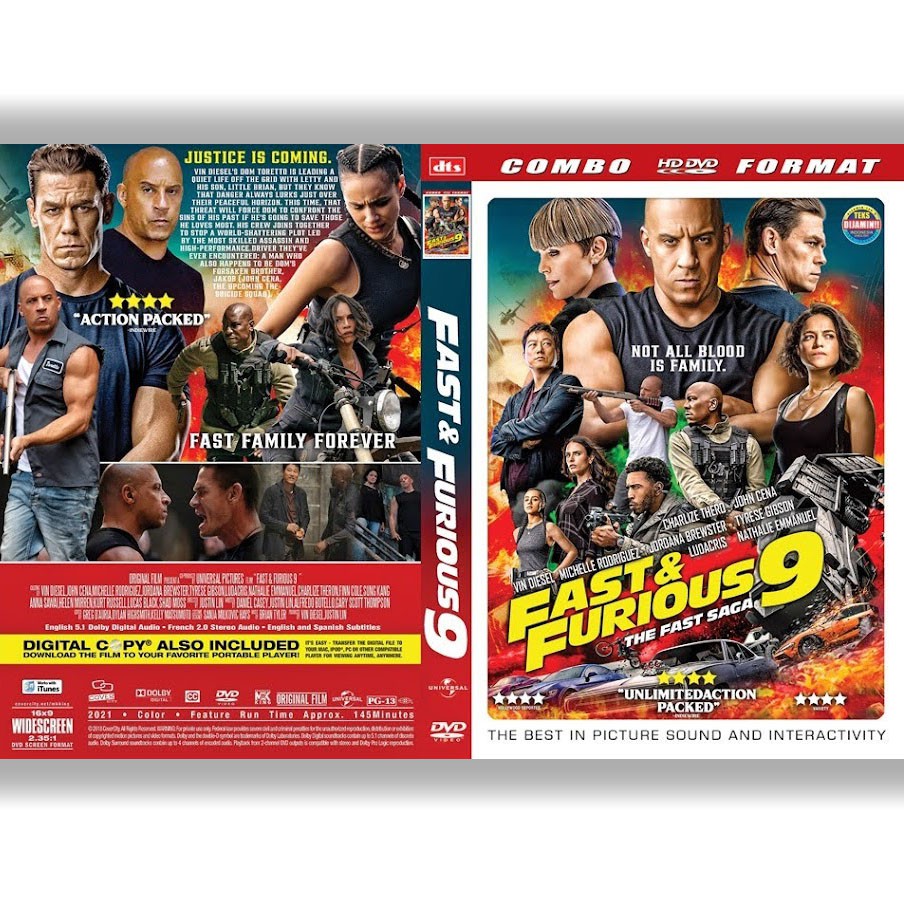 Fast Furious 9 F9 The Fast Saga Dvd Cassette 21 Shopee Philippines