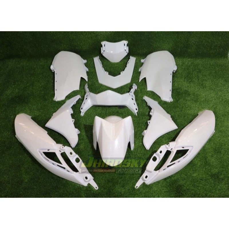 Nmax V2 Pearl White Fairings Set Oem Only Shopee Philippines