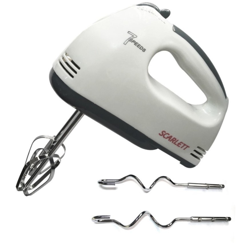 Scarlett Professional Electric Whisks Hand Mixer (White) Shopee